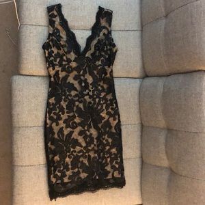 Black sparkly Lace Dress